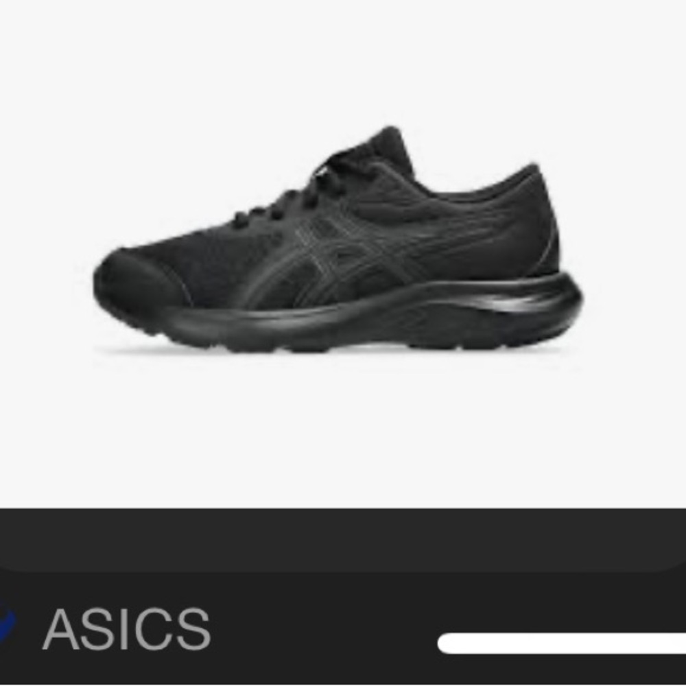 ASICS All Black Running Sneakers